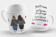 Load image into Gallery viewer, Buddyprintz Personalised Girl  Best Friend Mug
