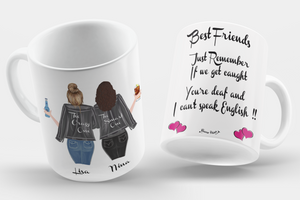 Buddyprintz Personalised Girl  Best Friend Mug